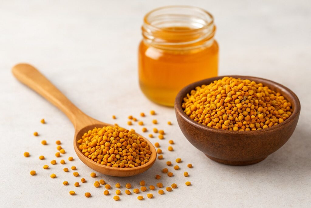 بهترین زمان مصرف گرده گل