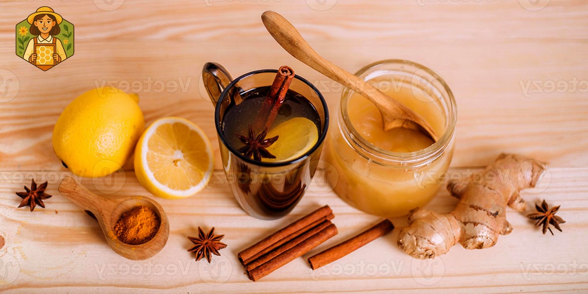 دارچین، زنجبیل و عسل برای انرژی