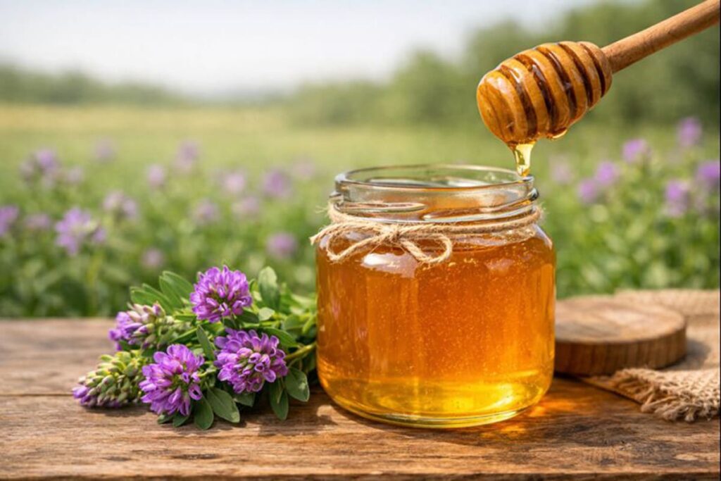 خواص عسل یونجه