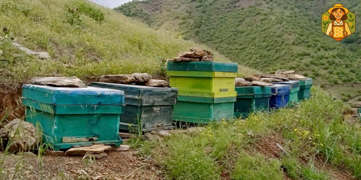 عسل آویشن چیست؟ خواص عسل آویشن در طب سنتی 4 کندوهای تولید عسل آویشن