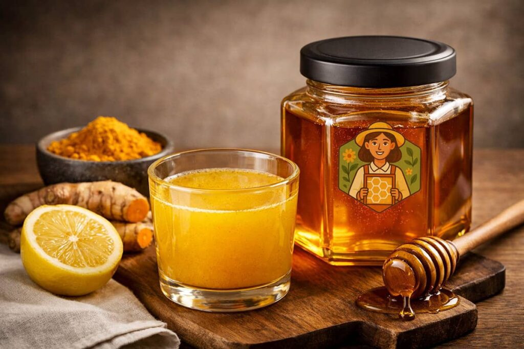 فواید ترکیب عسل و زردچوبه و آبلیمو
