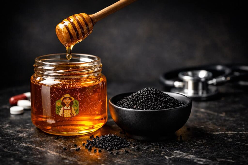 مضرات عسل و سیاه دانه